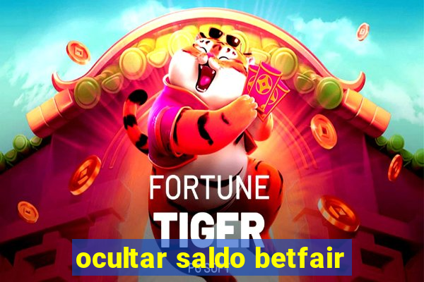 ocultar saldo betfair